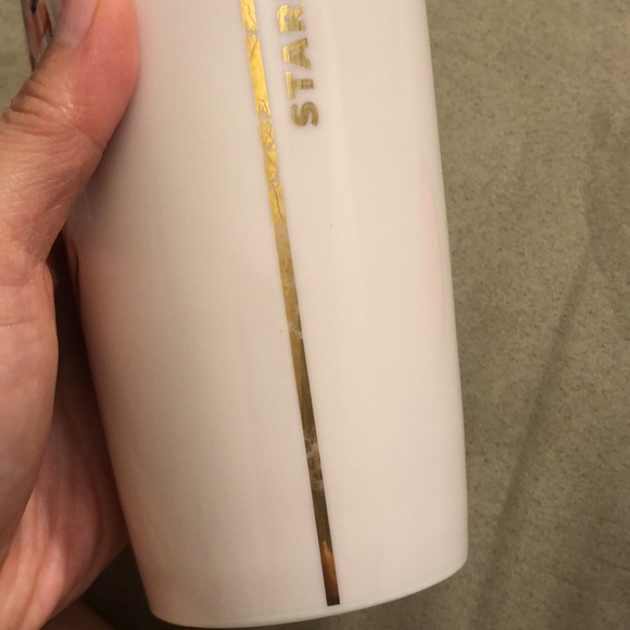 ☕️🌹 Limited Edition Christmas 2015 Starbucks Ceramic Tumbler 10 oz. - Picture 13 of 15